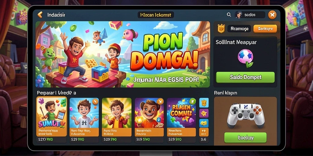 Tampilan awal game 333V yang menarik.