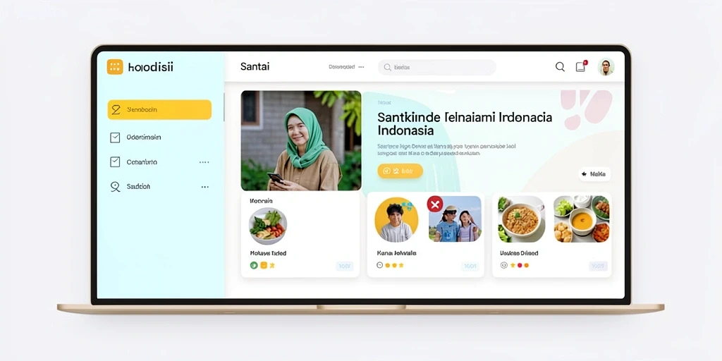 Tampilan antarmuka yang intuitif dan menarik.