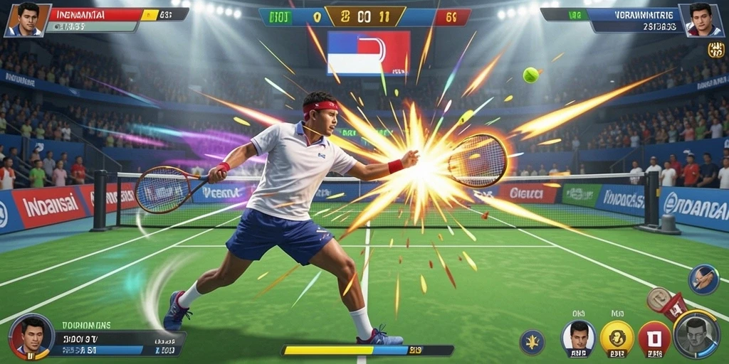 Tampilan grafis yang menarik dan futuristik.