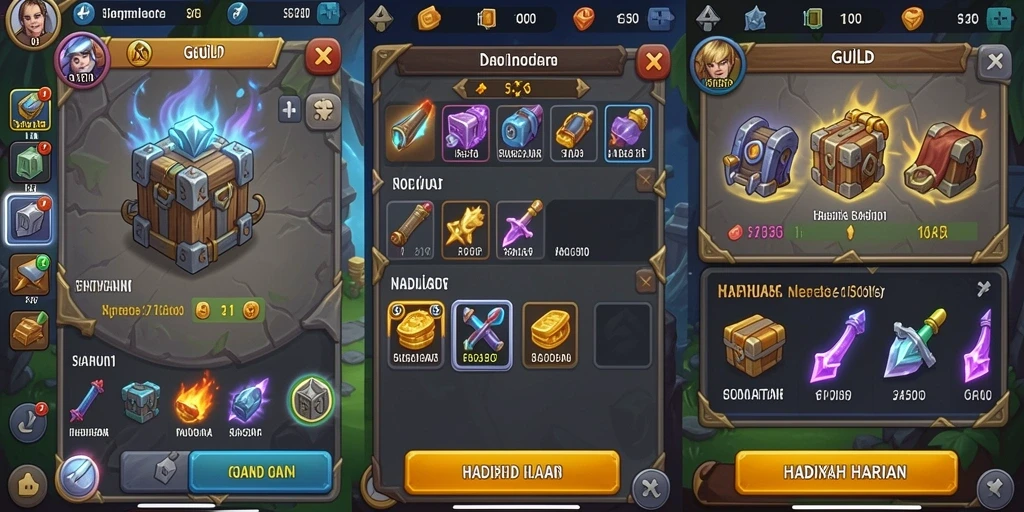 Menampilkan level yang penuh warna dan menantang.