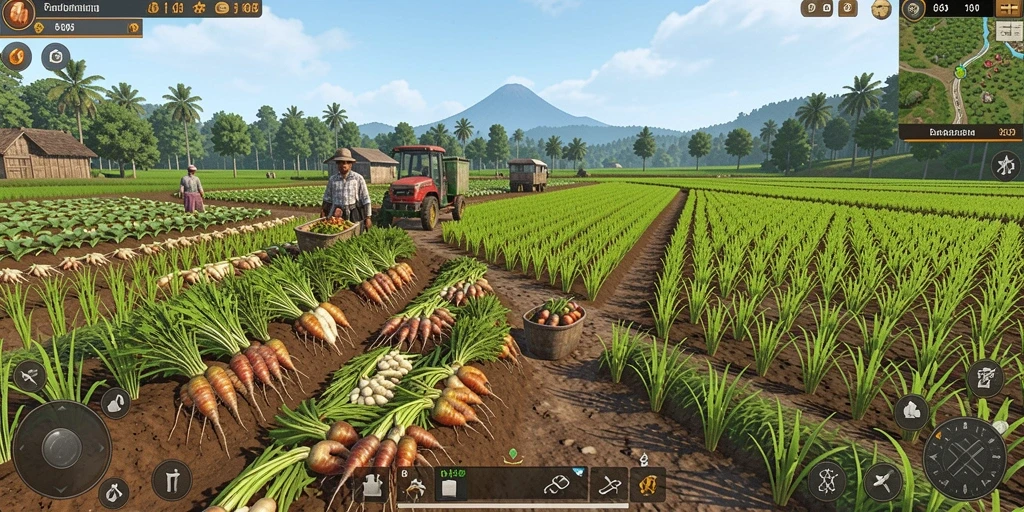 Screenshot menunjukkan karakter utama dalam pertempuran epik.