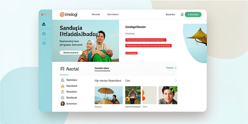 Tampilan antarmuka yang intuitif dan atraktif.